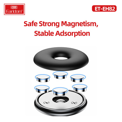 Earldom ET-EH82 Magnetic Car & Desktop Phone Holder – 360° Rotation