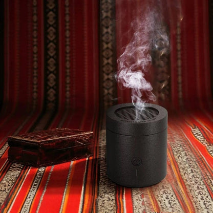 Portable Electric Bakhoor & Incense Burner – Black