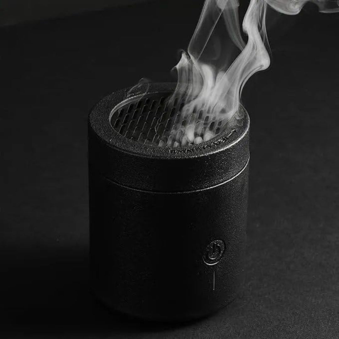 Portable Electric Bakhoor & Incense Burner – Black