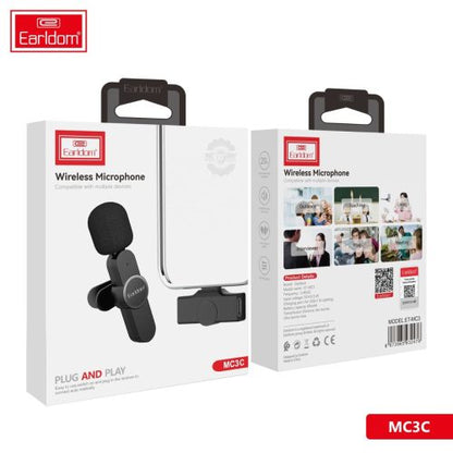 Earldom® MC3c Wireless Microphone Type-C MC8C - Saif Al Najmi Kw