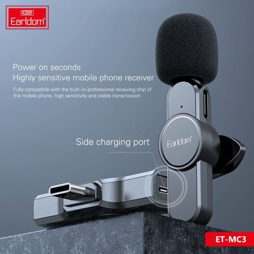 Earldom® MC3c Wireless Microphone Type-C MC8C - Saif Al Najmi Kw