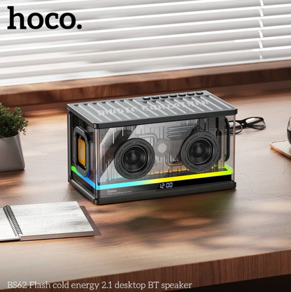 HOCO BS62 Flash Cold Energy 2.1 Desktop Bluetooth Speaker