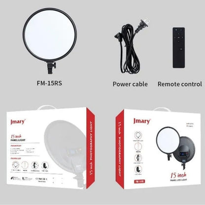 Jmary FM-15RS 15-Inch LED Panel Video Light with Wireless Remote Control