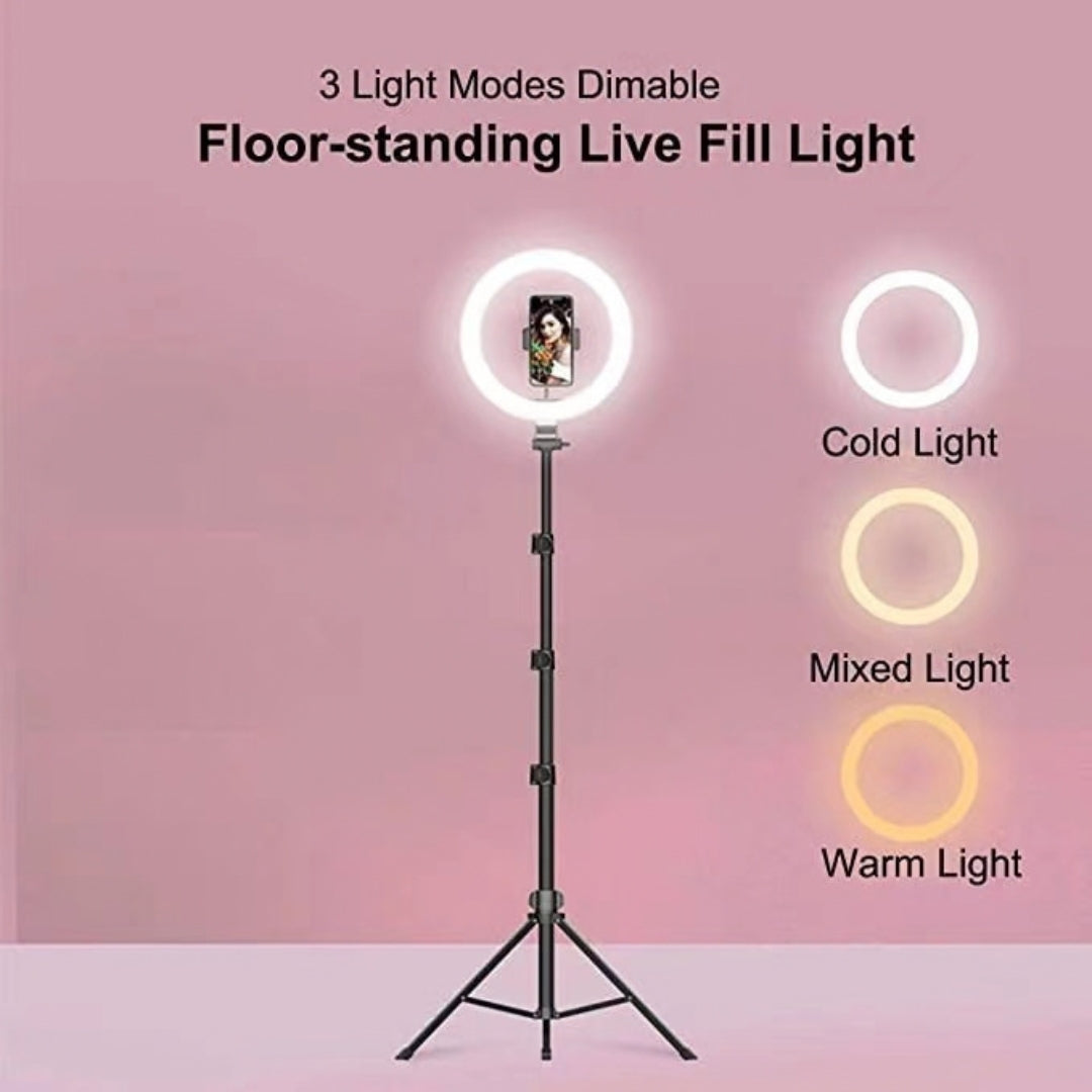 Jmary FM-536A 10-Inch Ring Light with 1.7m Tripod & Remote Control