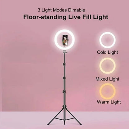 Jmary FM-536A 10-Inch Ring Light with 1.7m Tripod & Remote Control