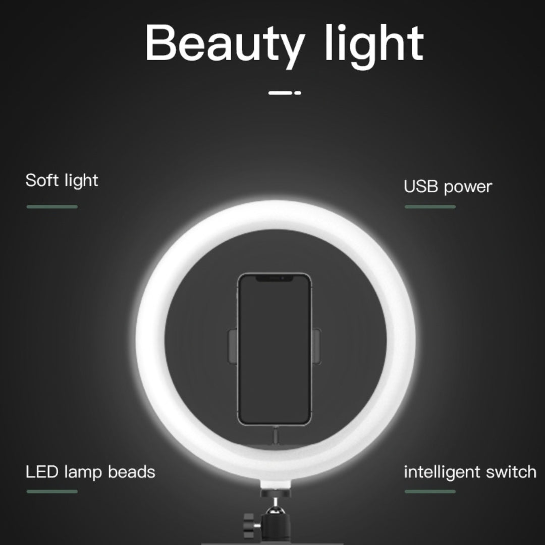 Jmary FM-536A 10-Inch Ring Light with 1.7m Tripod & Remote Control