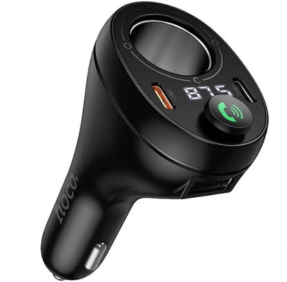 HOCO E88 Star 35W Dual Type-C Car Bluetooth FM Transmitter