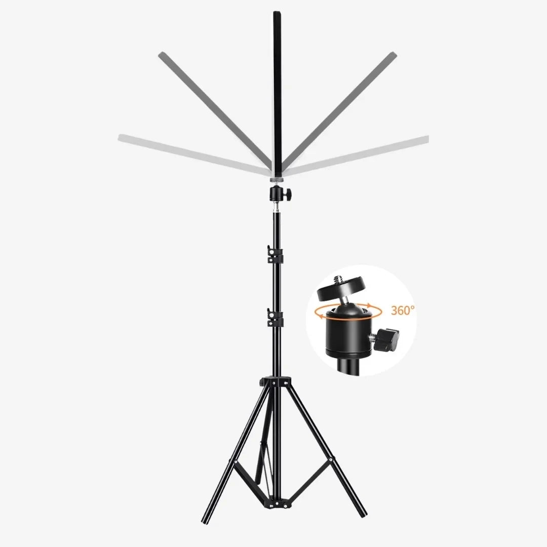 Professional RGB Photography Light with Extendable Tripod (PM-26) - Adjustable Lighting for Creative Photography - Saif Al Najmi Kw
