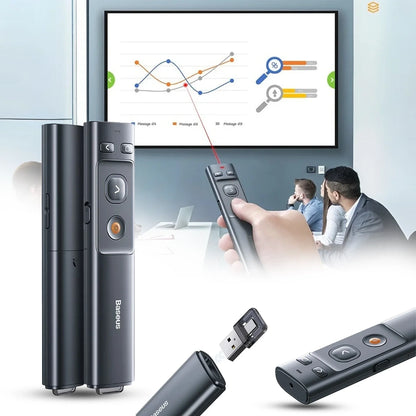 Baseus Wireless Presentation Controller – Red Laser & USB Receiver