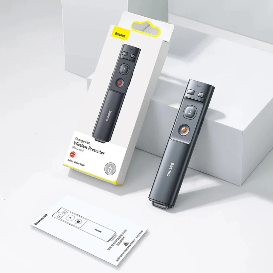 Baseus Wireless Presentation Controller – Red Laser & USB Receiver