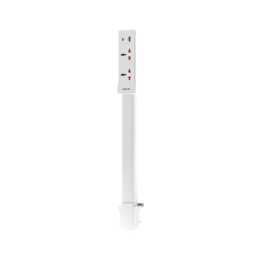 Green Lion Power Link 4-in-1 Universal Power Strip with PD 20W – White