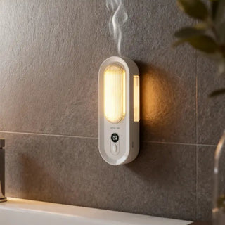 Green Lion Aroma Lite Wall-Mounted Diffuser 55ML with RGB Ambient Light – White