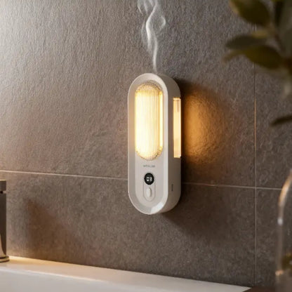 Green Lion Aroma Lite Wall-Mounted Diffuser 55ML with RGB Ambient Light – White