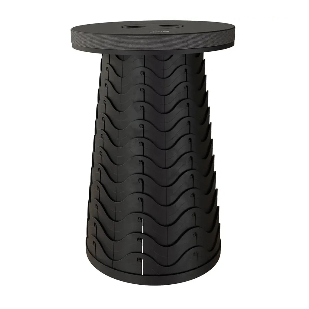 Green Lion Foldable Travel Camping Table & Stool Set – Black