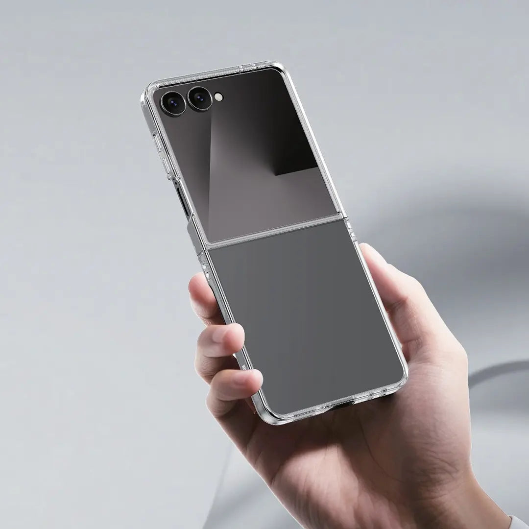 جراب Green Lion Delgado لهاتف Samsung Galaxy Z Flip 7 – شفاف
