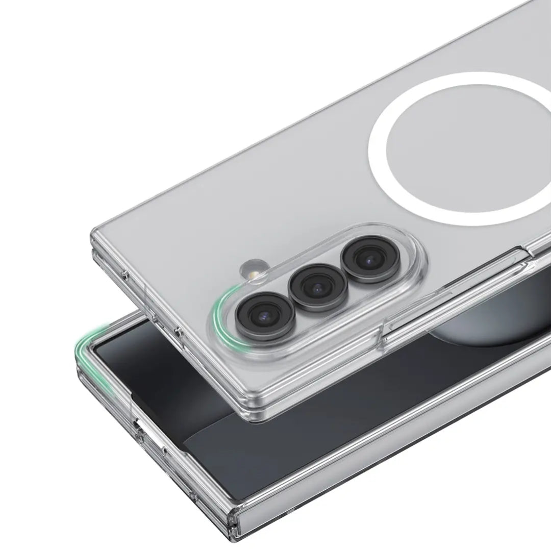 جراب Green Lion MagSafe Delgado لهاتف Samsung Galaxy Z Fold 8 Ultra – شفاف
