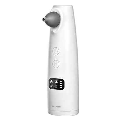 Green Lion Ear Dryer with Intelligent Warm-Air Technology, Dual Wind Modes & Digital Display – White