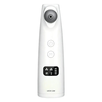 Green Lion Ear Dryer with Intelligent Warm-Air Technology, Dual Wind Modes & Digital Display – White