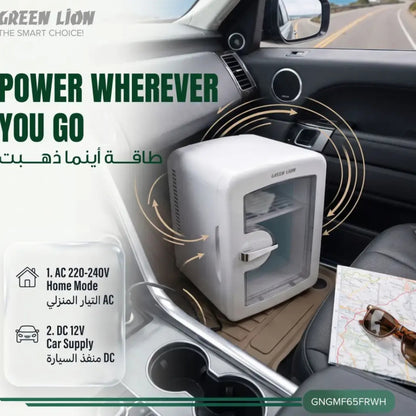 Green Lion GMF-65 4L Mini Fridge Cooler & Warmer – White