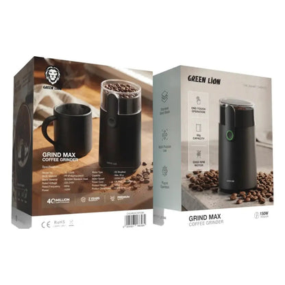 Green Lion Grind Max Coffee Grinder 50g – Black