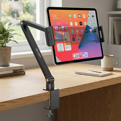 Green Lion Desk Mount Stand for Phones and Tablets – 4.7" to 17" – Black