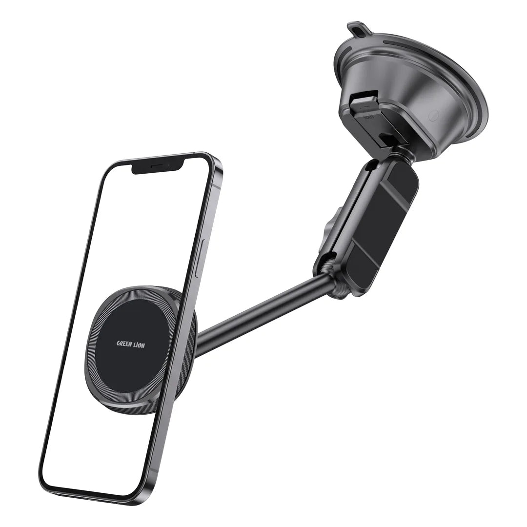 Green Lion GX-89 MagSafe Suction Car Phone Holder – Black