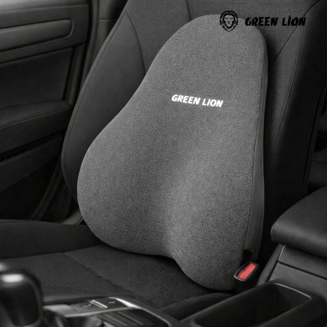 Green Lion Memory Foam Seat Cushion – Black
