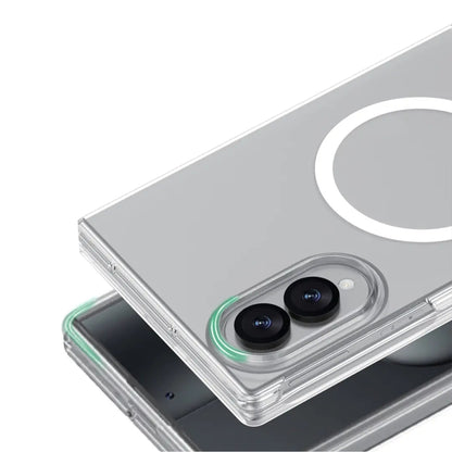 جراب Green Lion MagSafe Delgado لهاتف Samsung Galaxy Z Fold 8 – شفاف