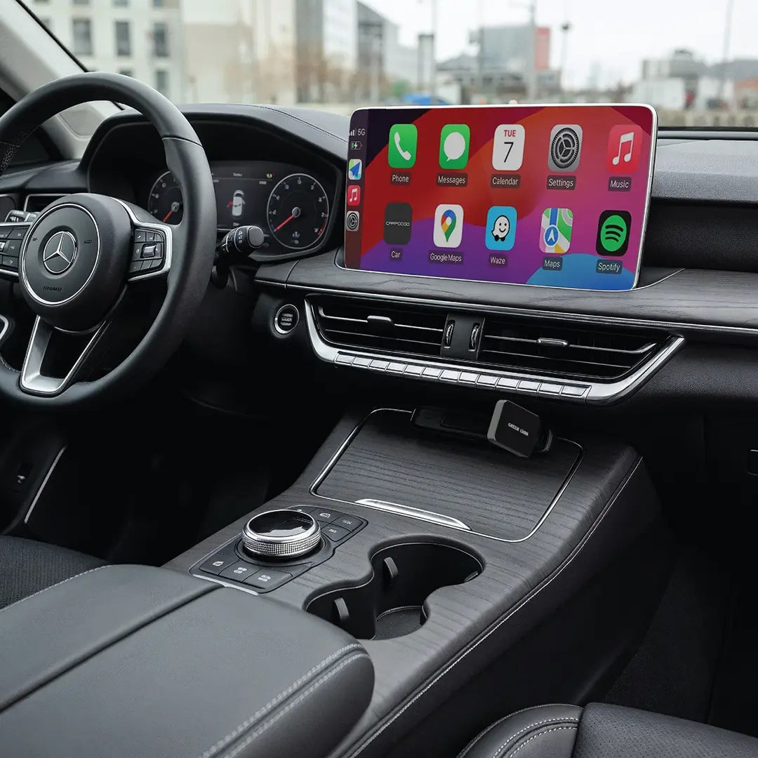 Green Lion Mini Wireless Adapter for CarPlay & Android Auto – Black