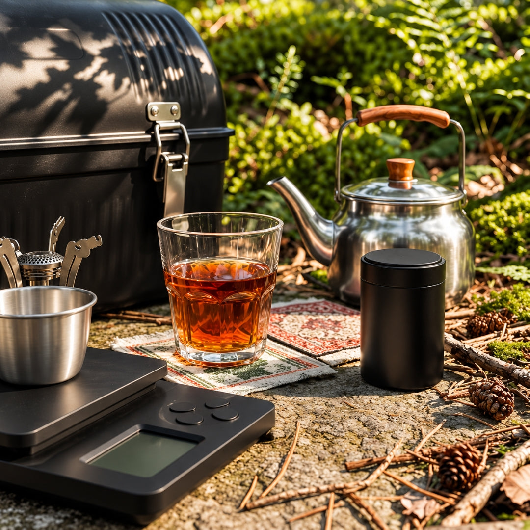 Green Lion Prestige Tea & Coffee Maker Outdoor Brewing Kit – Black