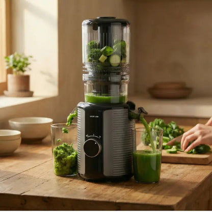 Green Lion Slow Juicer Pro Cold Press Juicer 1.2L – 300W – Black