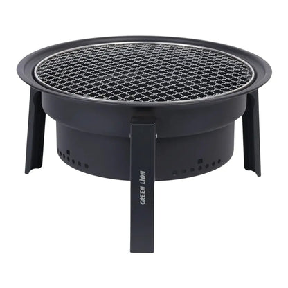 Green Lion Grill Sphere Foldable BBQ Grill – Black