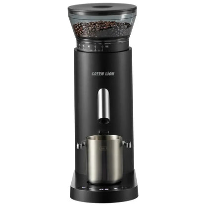 Green Lion Ultimate Grind Electric Coffee Grinder with 60 Grind Settings & 41mm Conical Burr – Black