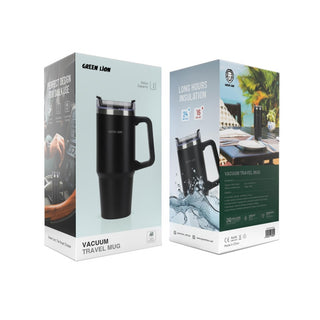Green Lion Vacuum Travel Mug 900mL Stainless Steel – Black / Pink / White