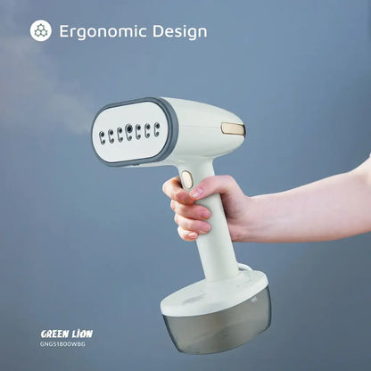 Green Lion Steam 1800W Garment Steamer Fast Fabric Care