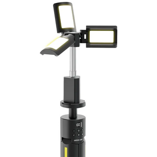 Tripod Camping Light Green Lion Trio Beam LED Portable Outdoor - Black