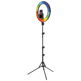 Green Lion 18-Inch Foldable Ring Light - Black