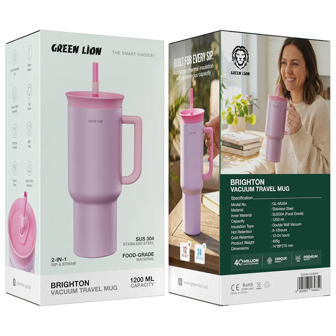 Green Lion Brighton Vacuum Travel Mug 1200ml (GNBRI1200MPK)