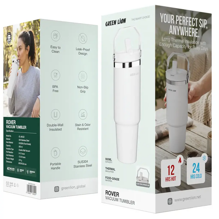 Green Lion Rover Vacuum Tumbler 900 ML.webp