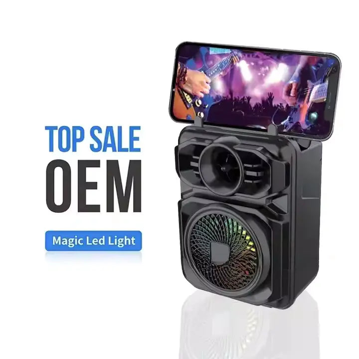 Portable Bluetooth Karaoke Speaker ZQS1361  - Subwoofer, Radio Function, Home Audio for Mobile Phones - Saif Al Najmi Kw