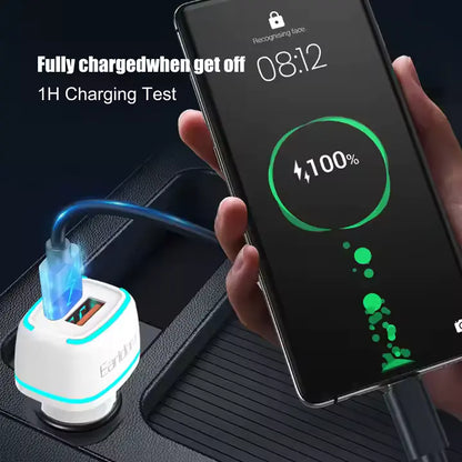 Earldom ES-CC11 Car Charger With PD type c to type C Cable - Saif Al Najmi Kw