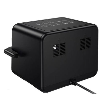 HOCO HJD81A 12L 2800W Smart Wi-Fi Air Fryer with Dual-Zone Cooking & Color Touch Screen – Black