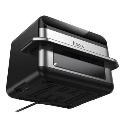 HOCO HJD81A 12L 2800W Smart Wi-Fi Air Fryer with Dual-Zone Cooking & Color Touch Screen – Black