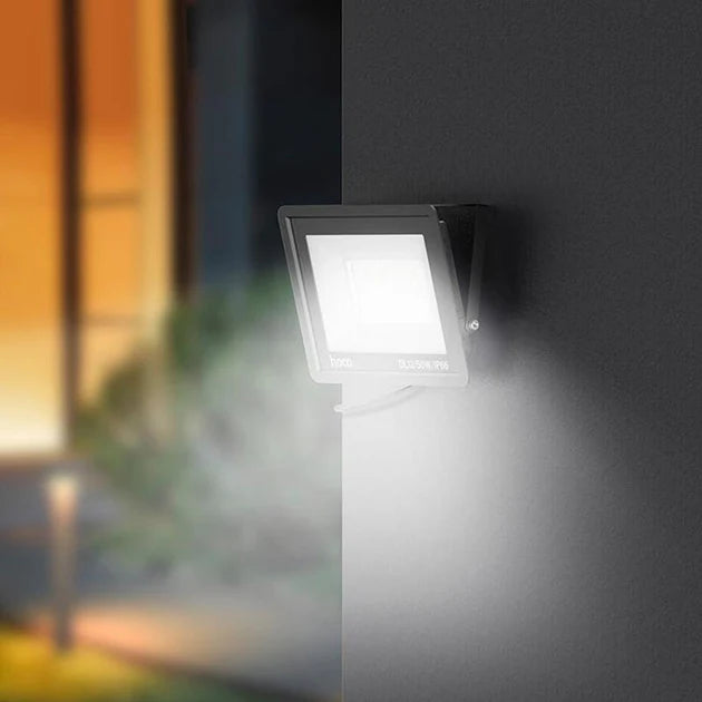 HOCO DL12 Ultra Thin Outdoor LED Flood Light – Waterproof & Energy Efficient