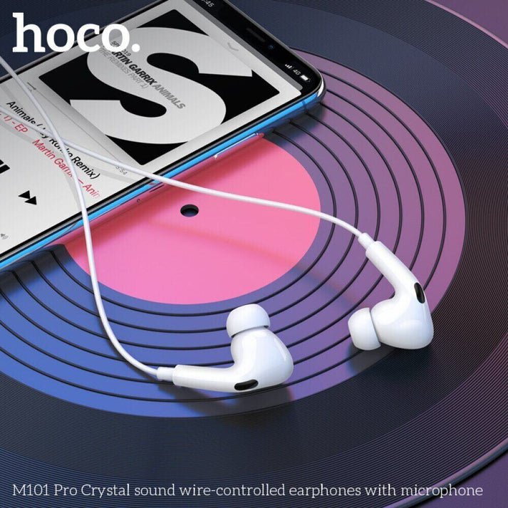 M101 Pro Crystal sound Type-C wire-controlled digital earphones with microphone - white - Saif Al Najmi Kw