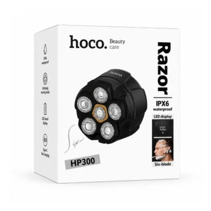 HOCO HP300 Six-Blade Rechargeable Electric Razor with LED Display