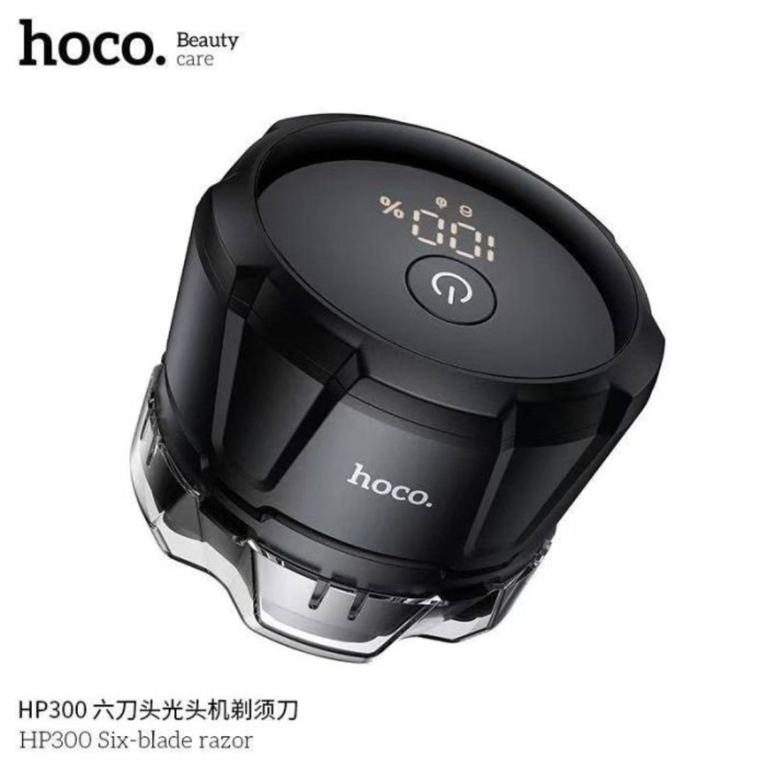 HOCO HP300 Six-Blade Rechargeable Electric Razor with LED Display