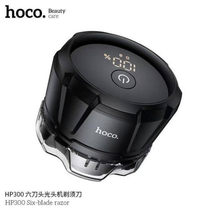 HOCO HP300 Six-Blade Rechargeable Electric Razor with LED Display