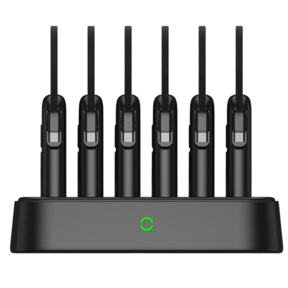 HW36D-6 6-in-1 Magnetic Power Bank Charging Combo – 6 × 10000mAh with 22.5W Fast Charging