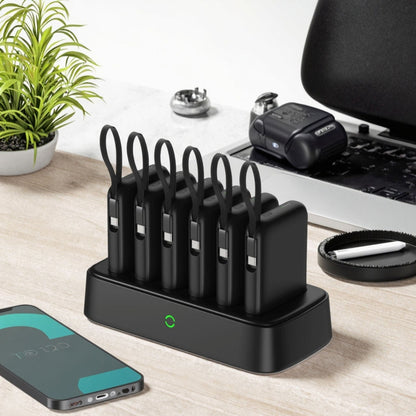 HW36D-6 6-in-1 Magnetic Power Bank Charging Combo – 6 × 10000mAh with 22.5W Fast Charging